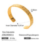 Electroplated Stainless Steel Bracelet in 18k Gold Finish - Teleplus gold stainless steel bracelet