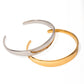 Electroplated Stainless Steel Bracelet in 18k Gold Finish - Teleplus gold stainless steel bracelet