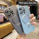 Electroplating Magnetic Phone Case Compatible with iPhone Models - for the Enthusiast electroplating magnetic phone
