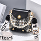 Elegant Crossbody Bag with Pearl Pendant Perfect as a Cute Princess Wallet or Classic - for cute princess wallet