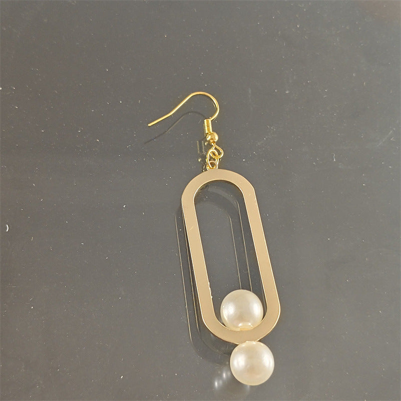 Elegant Fashion Metal Earrings Pearl Simple - Earrings So Elegant They Should Have Their Own Runway