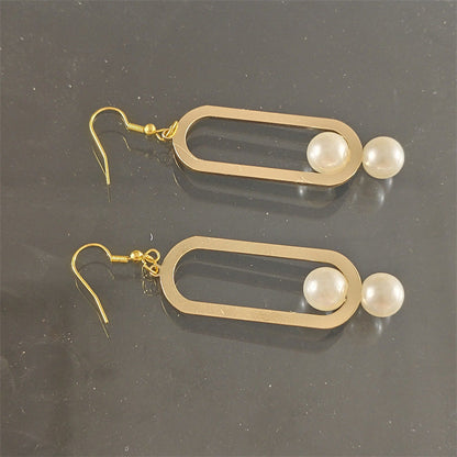 Gold Electroplated Alloy Earrings for Women in United States CHF Fashion - So Elegant They Should Have Their Own Runway