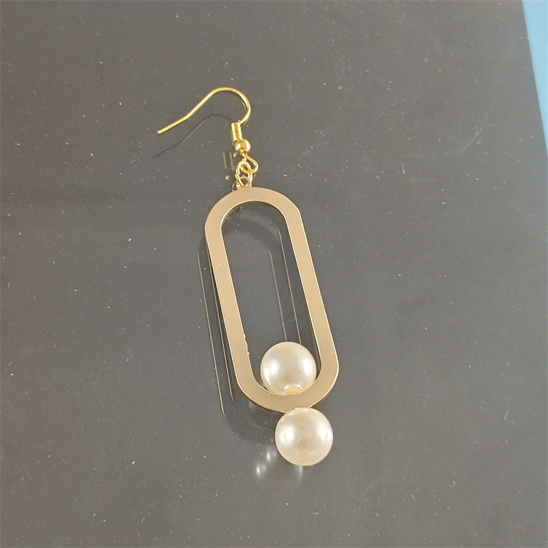 Elegant Fashion Metal Earrings Pearl Simple - Earrings So Elegant They Should Have Their Own Runway