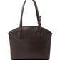 Faux Leather Zippered Shoulder Bag Single Compartment Handbag with Scarf Gift Womens Hand Shoulder Crossbody Bag Brown