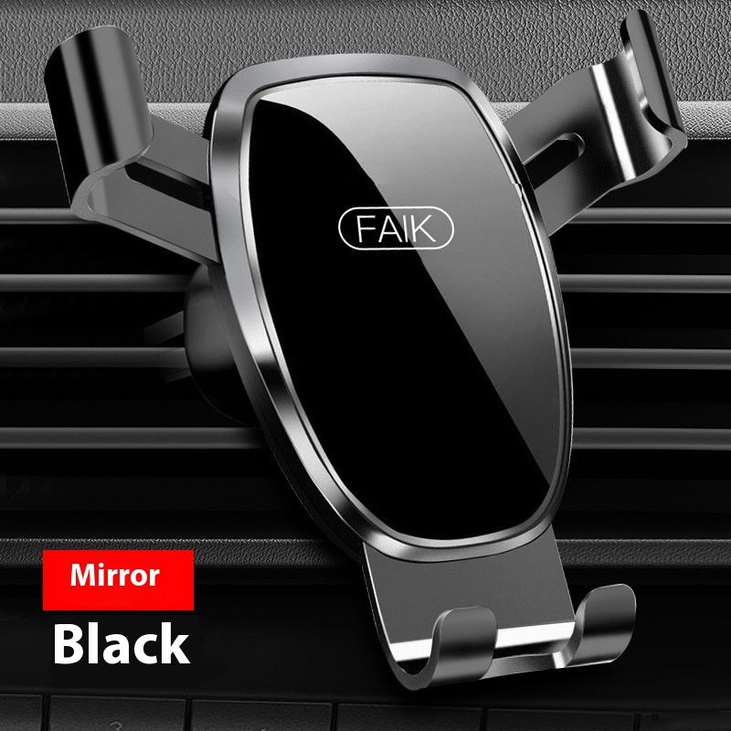 Elegant Frosted and Mirror Car Phone Holder with Shockproof Navigation Support - Teleplus car phone holder shockproof