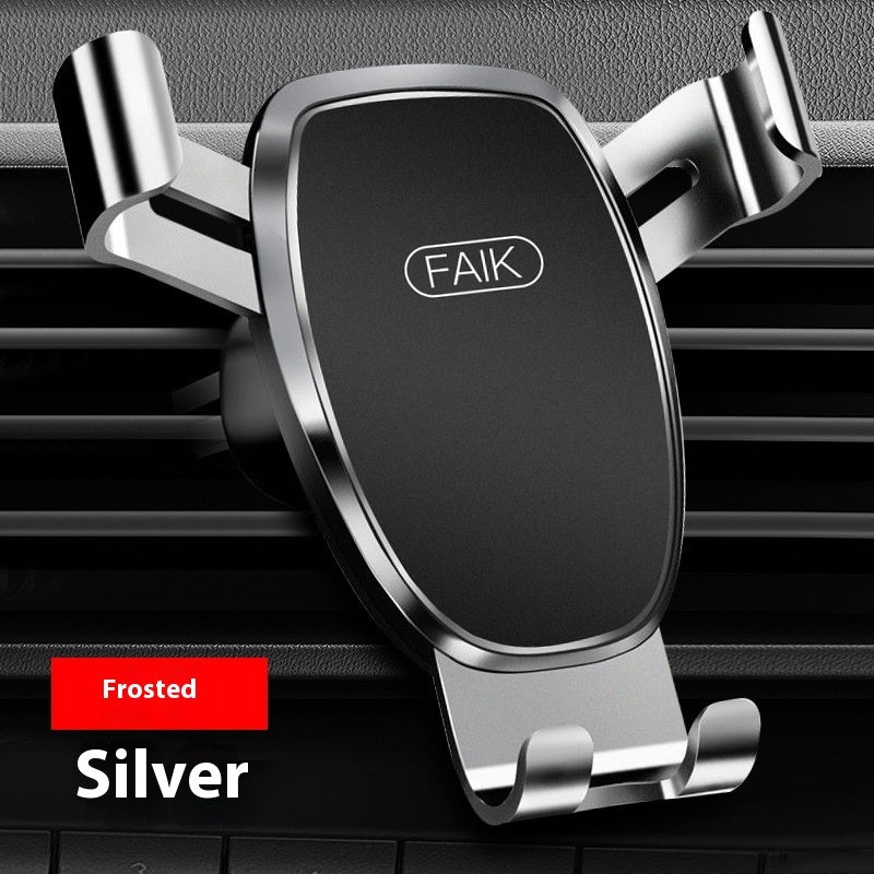 Elegant Frosted and Mirror Car Phone Holder with Shockproof Navigation Support - Teleplus car phone holder shockproof