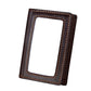 Elegant Genuine Leather Card Holder in Solid Colors for United States Market - Keep Your Coins Safe with KB86 Brown