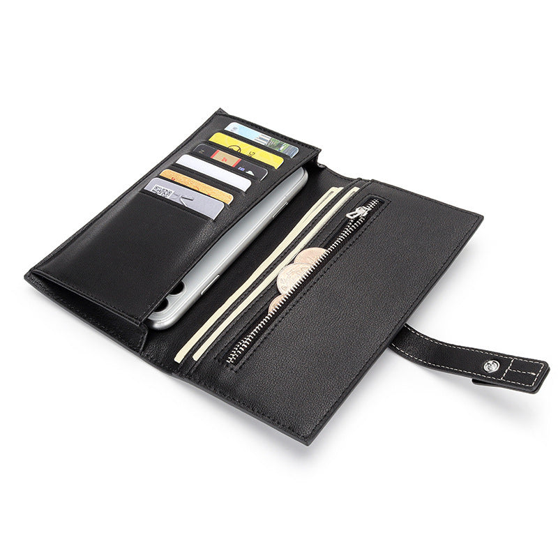 Elegant Leather Wallets for Men in Multiple Colors USD CHF Compatible - Chic Light Yellow and Golden Brown Styles