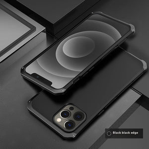 Elegant Phone Case with Silver Edge and Gold Options - silver edge gold blue phone case