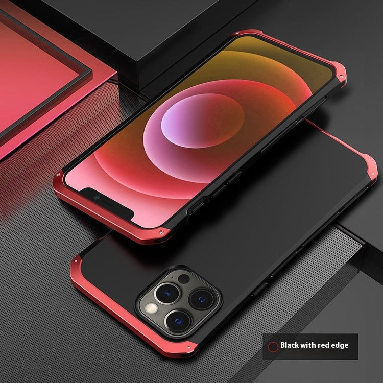 Elegant Phone Case with Silver Edge and Gold Options - silver edge gold blue phone case