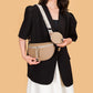 Elegant Solid Colour Genuine Leather Crossbody Bag for Fashion and Comfort - Teleplus leather fashion crossbody bag