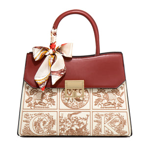 Elegant Wine Red and Dark Blue PU Bag with Sandwich Pocket for Daily - Teleplus Use united states chf bag elegant