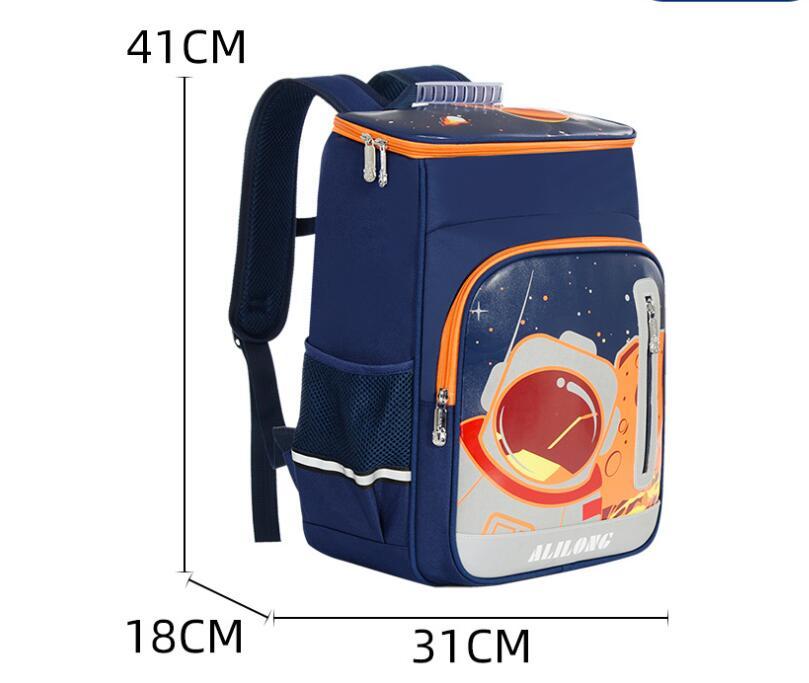 Elementary School Boy Spine Protection Lightweight Children’s Backpack - Backpack for Boys Keeps Spines Happy