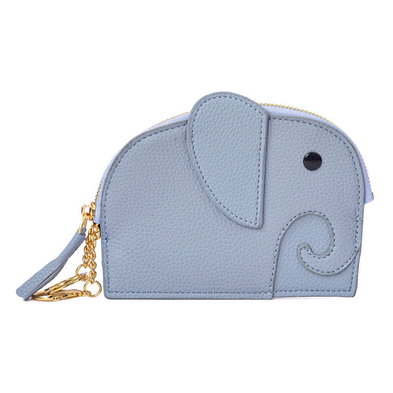 Elephant Mini Animal Lining Waterproof Polyester Bag Suitable for United States - Coin For Stylishly Forgetful Females