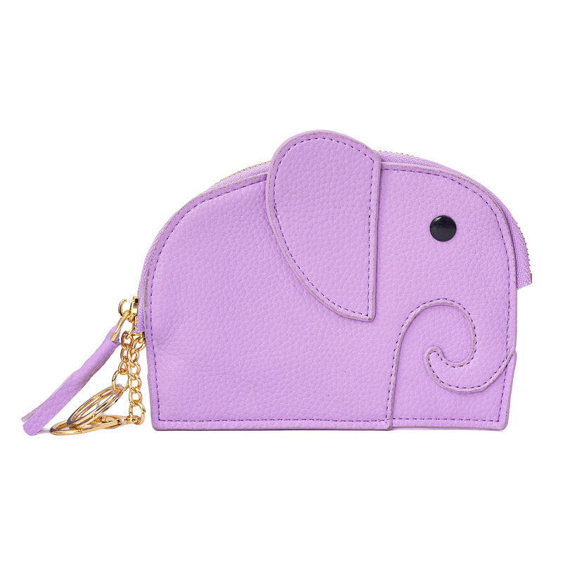 Elephant Mini Animal Lining Waterproof Polyester Bag Suitable for United States - Coin For Stylishly Forgetful Females