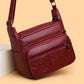 Embossed Casual Fashion Shoulder Messenger Bag with Sandwich Pocket - Teleplus embossed casual fashion shoulder