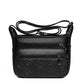 Embossed Casual Fashion Shoulder Messenger Bag with Sandwich Pocket - Teleplus embossed casual fashion shoulder
