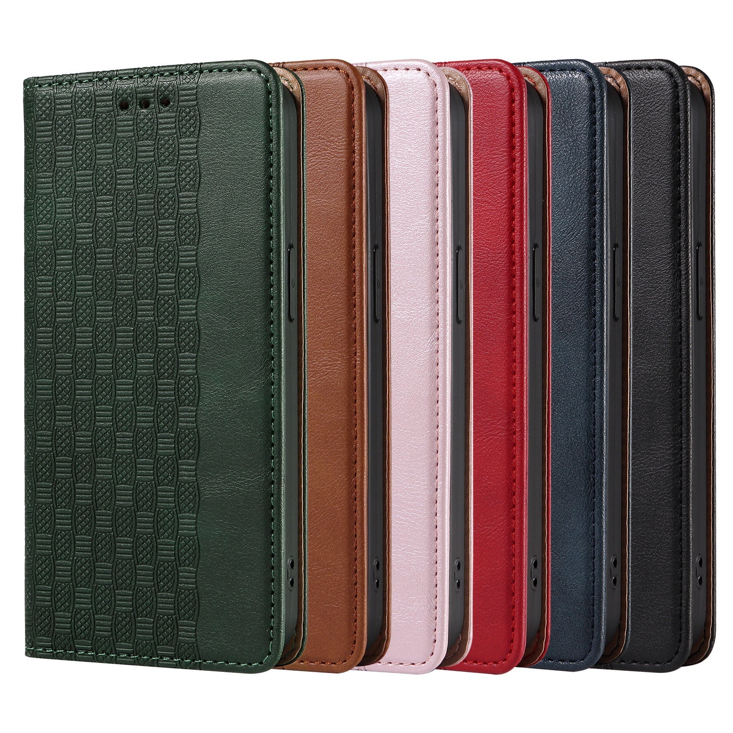 Embossed Leather Case Phone Case Flip Type - Embossed Leather Flip Type Case for iPhone Pro Max