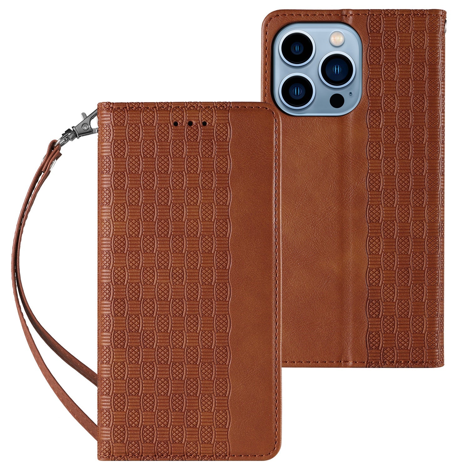 Embossed Leather Case Phone Case Flip Type - Embossed Leather Flip Type Case for iPhone Pro Max