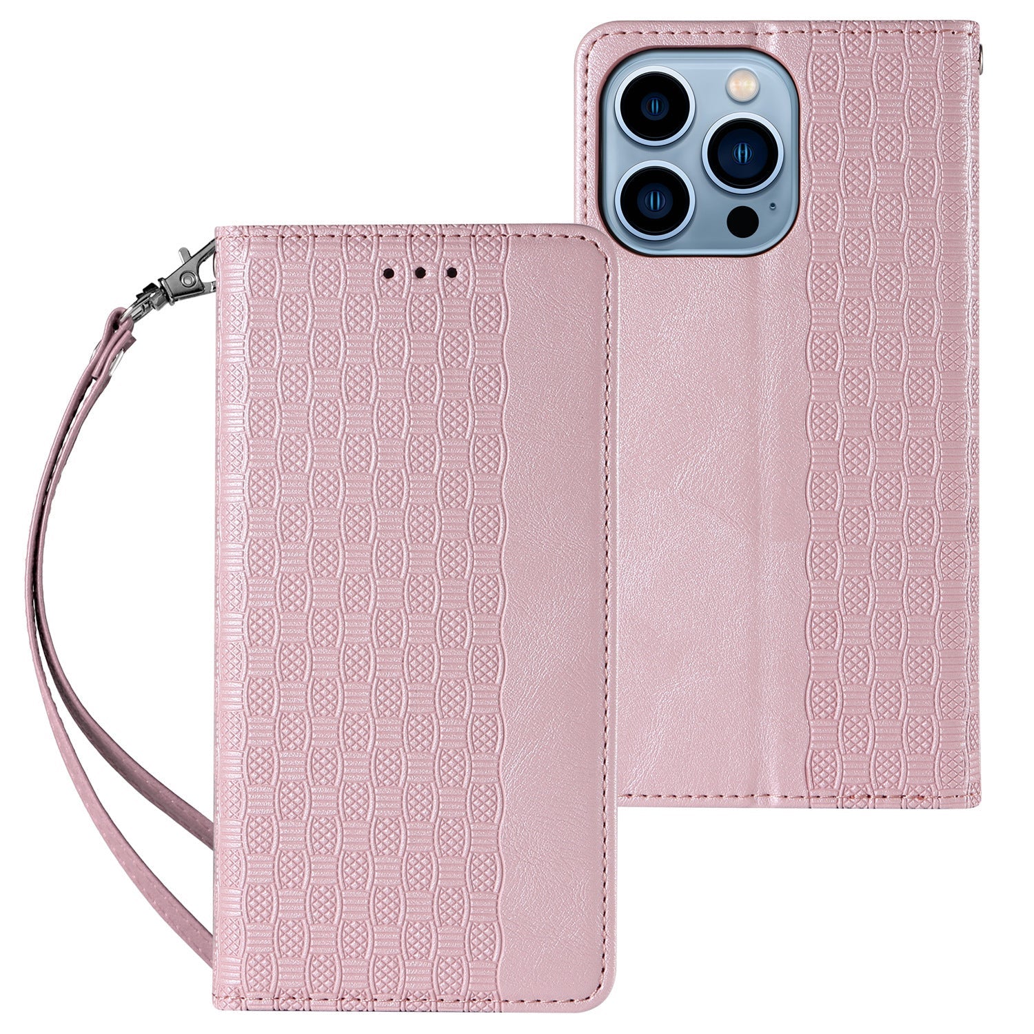 Embossed Leather Case Phone Case Flip Type - Embossed Leather Flip Type Case for iPhone Pro Max