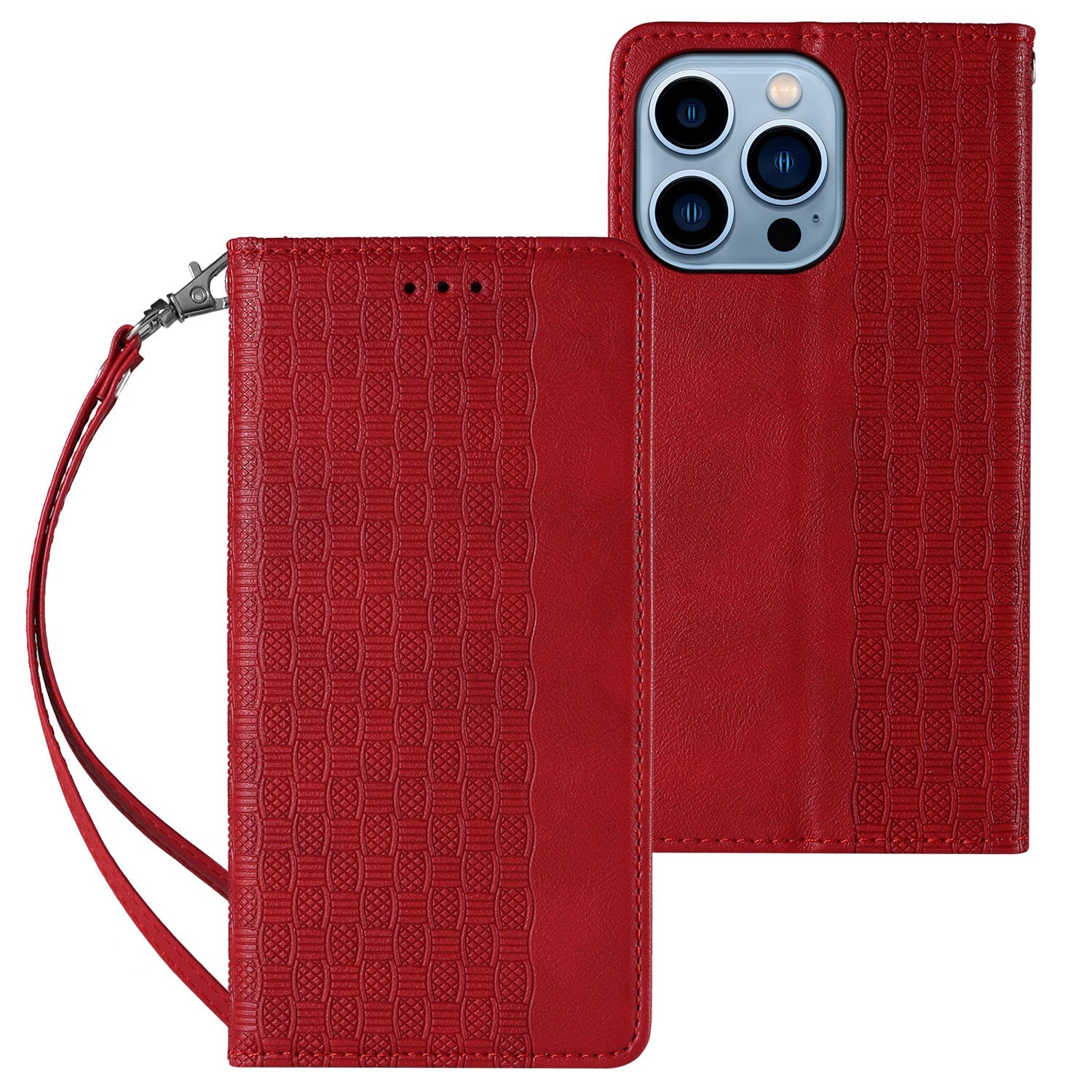 Embossed Leather Case Phone Case Flip Type - Embossed Leather Flip Type Case for iPhone Pro Max