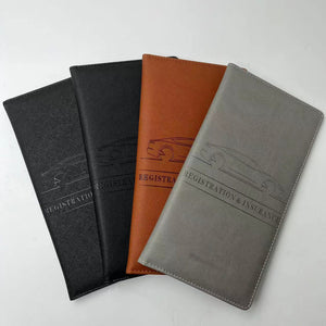 Embossed PU Leather Card Holder in Various Colors for the United States and CHF - Travel Style with Our Retro Passport