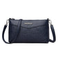 Embossed PU Texture Elderly Shoulder Messenger Bag with Multiple Color Options - embossed pu texture elderly shoulder