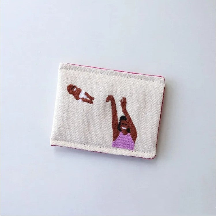 Embroidery Pill Case Sleeve Set with Multiple Pockets for Storage - That Packs a Laugh and Protection pill case sleeve