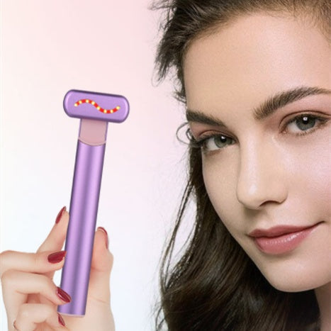 Face Slimming Machine with EMS Hot Compress and Rotatable Eye Massage - Stay While You Rotate ems hot compress