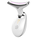 EMS Thermal Neck Lifting And Tighten Massager Electric Microcurrent Wrinkle Remover LED Photon Face Beauty Device