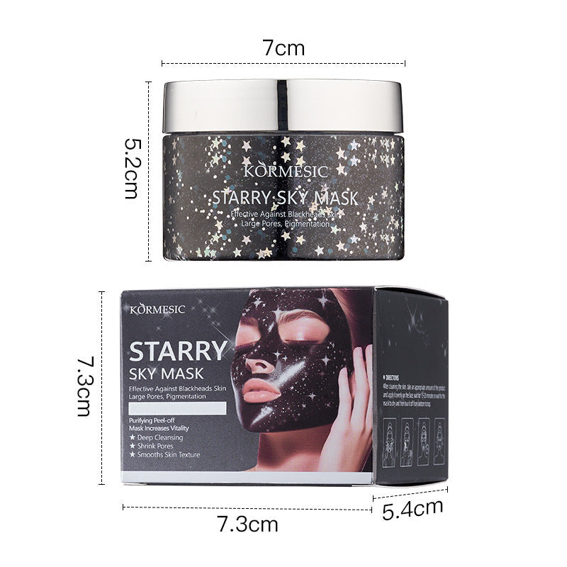 English Starry Sky Tearing Facial Mask for Skin Brightening and Rejuvenation - english starry sky tearing mask
