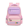 English Style Large Capacity College Backpack - Purple Pink