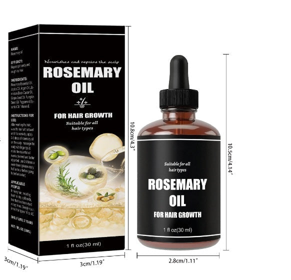 Essential Oil for Dense Hair with Rosemary Jojoba and Castor Seed - Oils dense hair essential oil seed