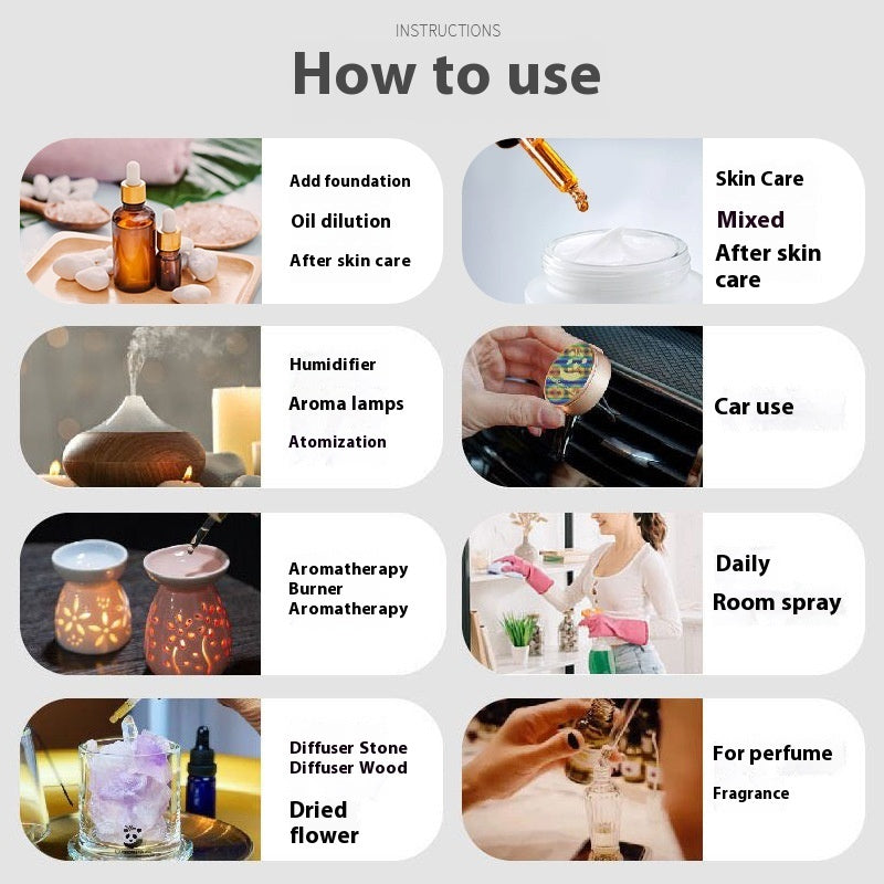 Essential Oil Set with Tea Tree Eucalyptus Lavender and More - essential oil set tea tree