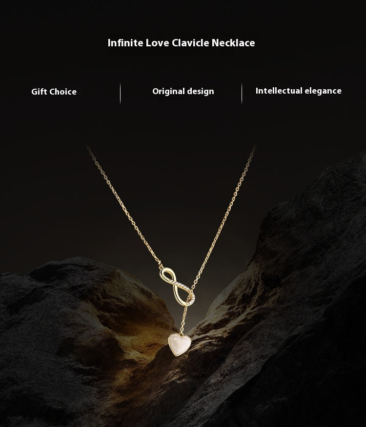 Eternal Jewelry High Sense Necklace Light Luxury Minority Temperament Clavicle Chain - Eternal Jewelry High Sense