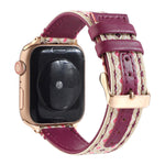 Ethnic Style Leather Strap Fashion Personality Wristband - Ethnic Style Leather Strap Wristband for Apple Watch