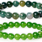 European And American 8mm Natural Agate Bead Bracelet Cinnabar Jade Macaron Bracelet - European and American 8mm Agate