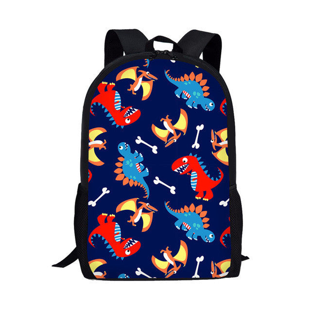 European And American Cartoon Dinosaur Schoolbag - Cartoon Dinosaur Schoolbag for Dapper Young Scholars