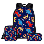 European And American Cartoon Dinosaur Schoolbag - Cartoon Dinosaur Schoolbag for Dapper Young Scholars