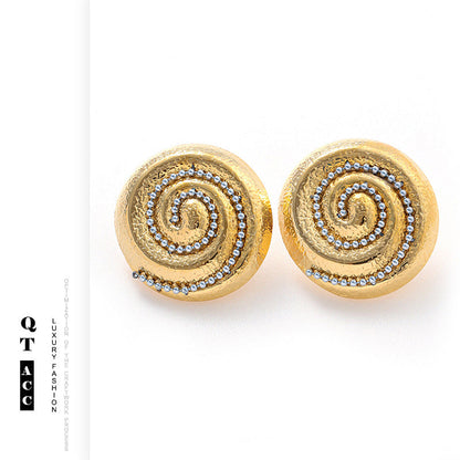 Electroplating Titanium Steel Earrings Irregular Niche Packing for United States - Bold Fashionistas united states chf