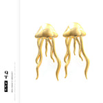 Electroplating Titanium Steel Earrings Irregular Niche Packing for United States - Bold Fashionistas united states chf