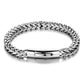 European Hip Hop Titanium Steel Bracelet Spring Snap Button - European Hip Hop Titanium Steel Bracelet 7 to 9 Inches