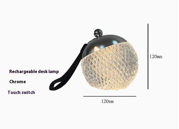 European Style Control Touch Night Lamp with Dimmable LED Light - Teleplus portable small night lamp modern minimalist