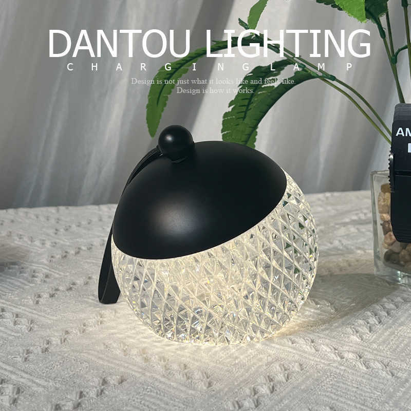 European Style Control Touch Night Lamp with Dimmable LED Light - Teleplus portable small night lamp modern minimalist