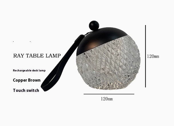 European Style Control Touch Night Lamp with Dimmable LED Light - Teleplus portable small night lamp modern minimalist