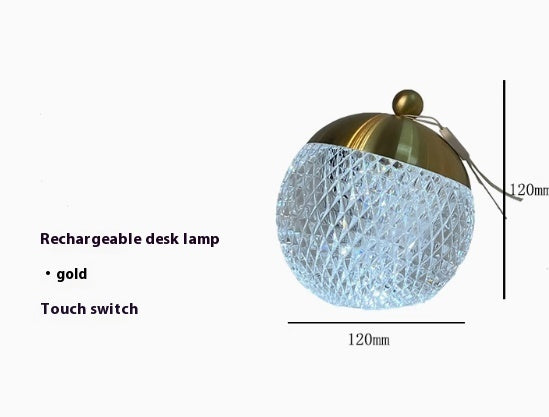 European Style Control Touch Night Lamp with Dimmable LED Light - Teleplus portable small night lamp modern minimalist