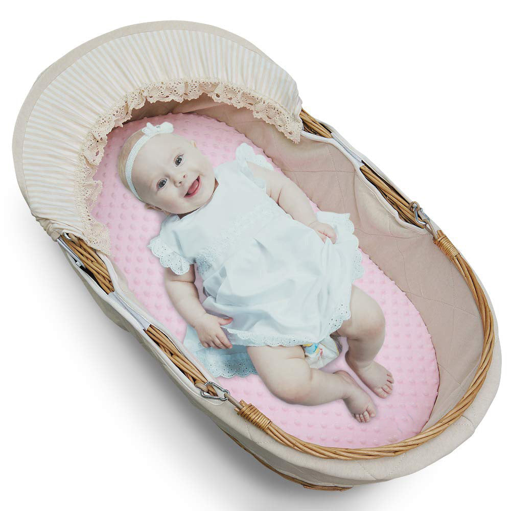 European Style Nursing Mat with Fitted Sheet for Cradle and Bed - Snuggle Up Comedy Pad cradle fitted sheet