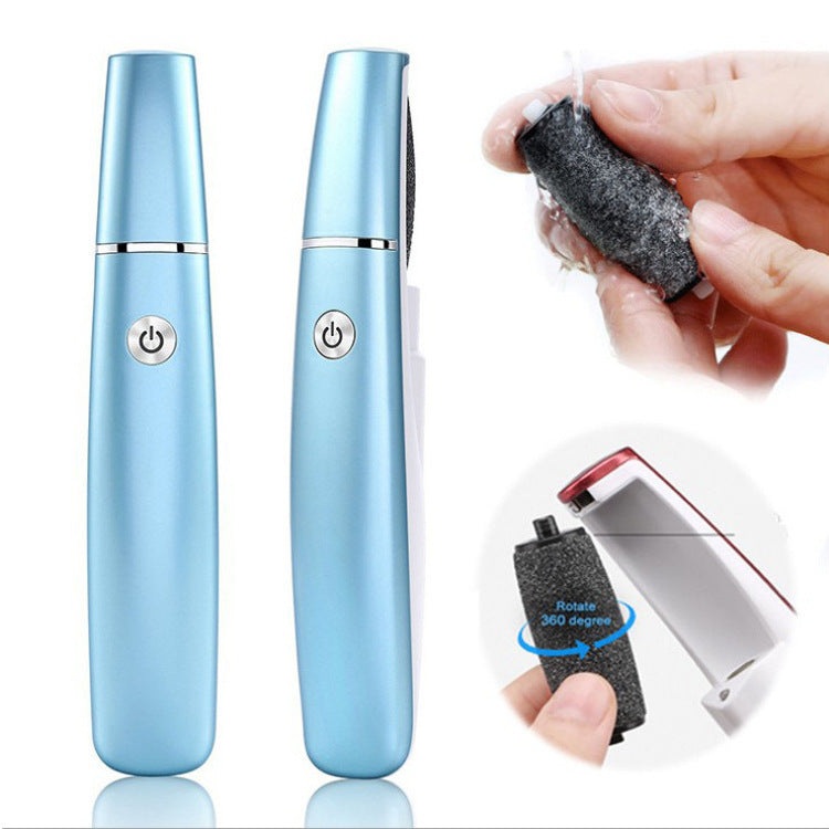 Exfoliating Skin And Foot Beauty Skin Pedicure Device Dry Battery Electric Foot Grinder - Laughing While You Grind