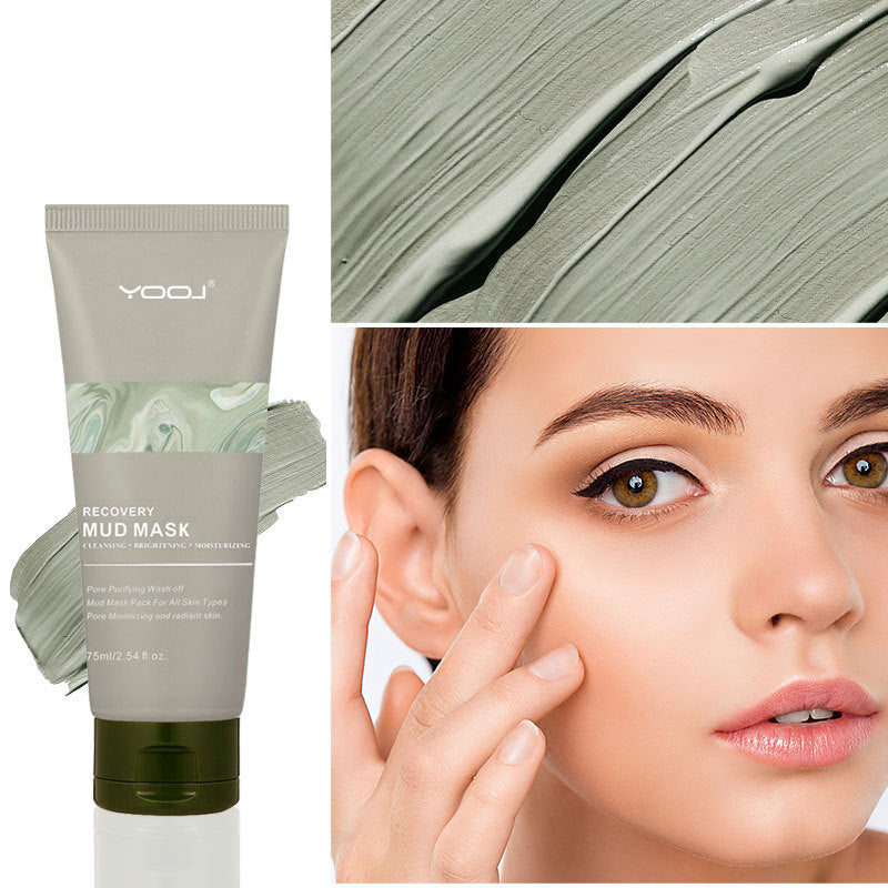 Exfoliating Volcanic Mud Facial Mask for Moisturizing and Firming Application - exfoliating volcanic mud apply mask