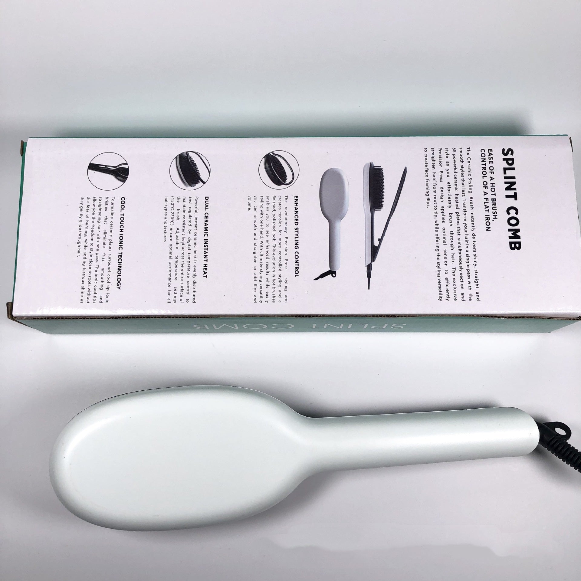 Explosive Style Hairdresser Splint Straight Hair Ceramic Heat Curling Iron - Teleplus explosive style hairdresser